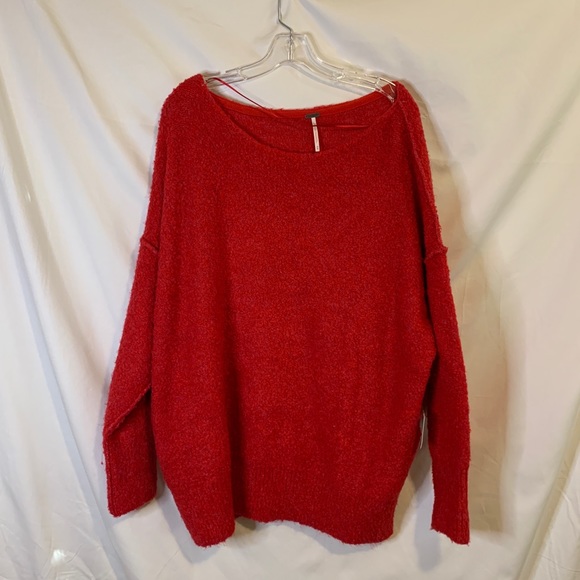 Free People Sweaters - Free People Moira Oversize Ballet Neck Sweater NWT